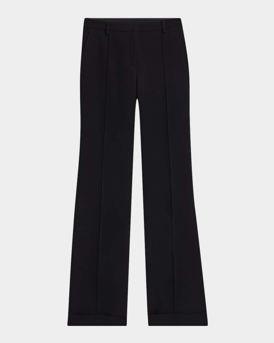 Max Cuffed Straight-Leg Pants